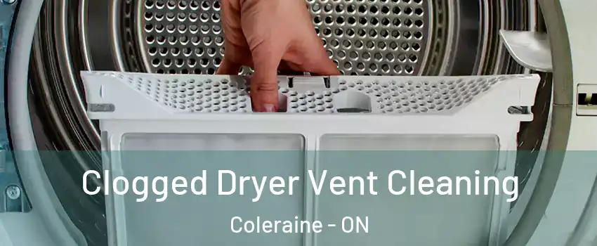 Clogged Dryer Vent Cleaning Coleraine - ON