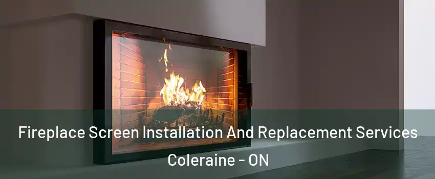 Fireplace Screen Installation And Replacement Services Coleraine - ON