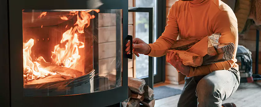 Residential Fireplace Ceramic Glass Installation in Bolton, ON