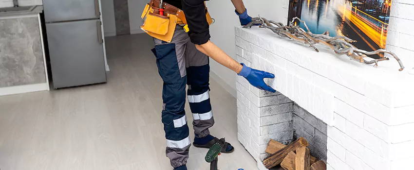 Outdoor Fireplace Restoration in Bolton, Ontario