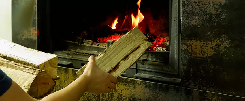 Wood Stove Heat Resistant Wall Repair in Bolton, Ontario