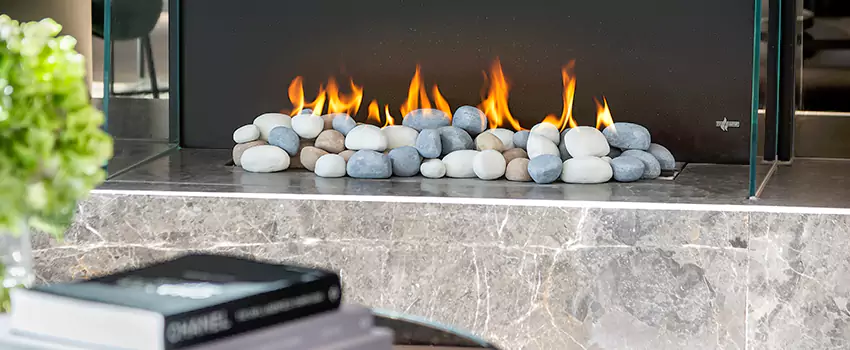 Double-Height Fireplace Design Refurbishment in Bolton, Ontario