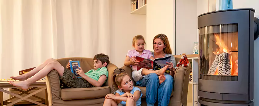 Outdoor Morso Fireplace Broken Screen Replacement in Bolton, Ontario