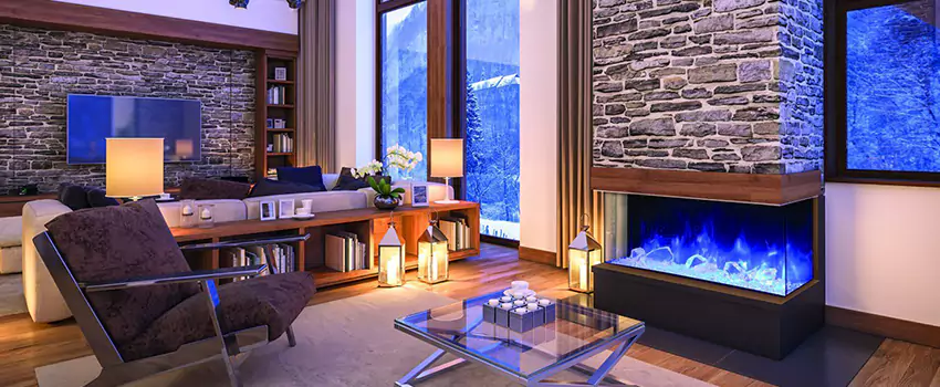 Dynamic Flame Color Fireplace Installation in Bolton, ON