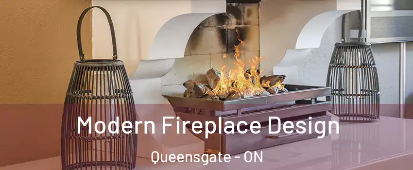 Modern Fireplace Design Queensgate - ON